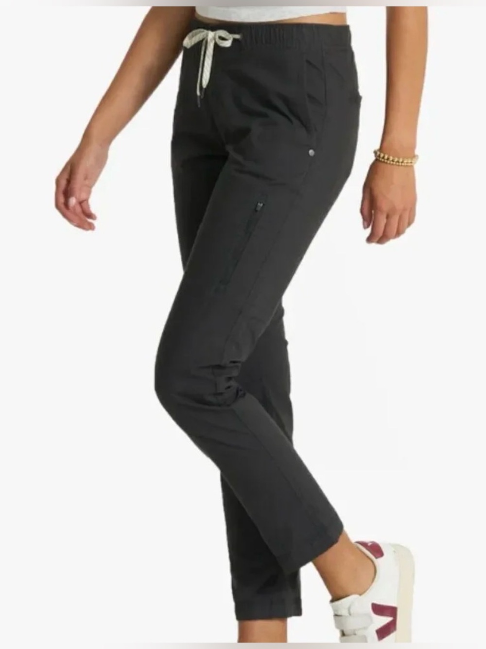 VUORI Ripstop Cargo Pants VW401 Womens Climbing Hiking Charcoal Gray M 29 Inseam